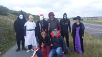 Spokentocht 2015. Camping golfzang,  familiecamping aan zee en dichtbij het strand en de duinen. Honden zijn toegestaan en het terrein is autovrij. www.campinggolfzang.nl